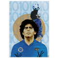 Maradona — digital collage art print by Diogo Cadavez