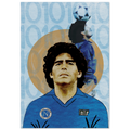 Maradona — digital collage art print by Diogo Cadavez