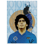 Maradona — digital collage art print by Diogo Cadavez