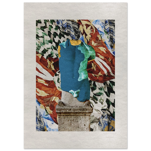Heart of Gold — digital collage art print by Diogo Cadavez