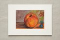Peach Painting Linen Mockup - Straightened