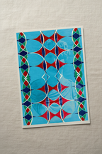 Sea Stained Glass Mockup